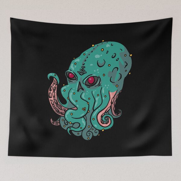 Item preview, Cthulhu - Teal  designed and sold by MOREDANKMEMES.