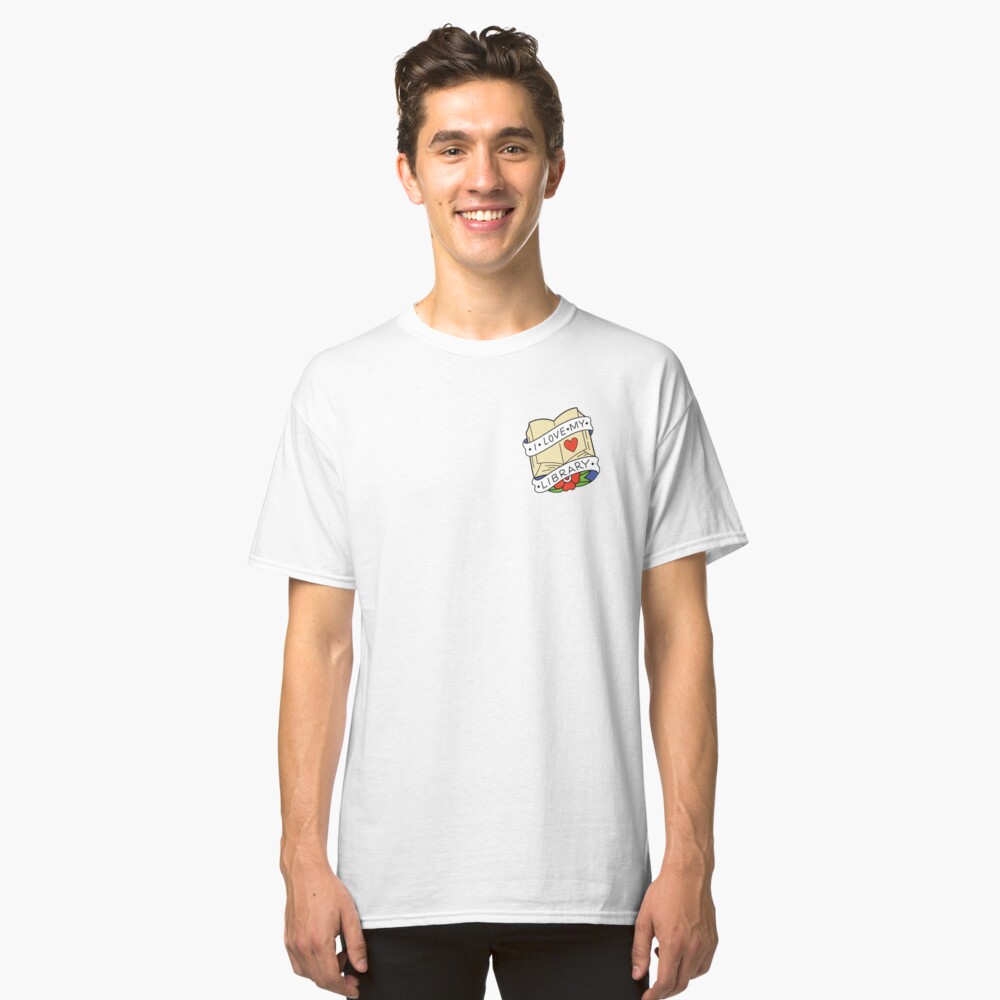 I Love My Library Classic T-Shirt