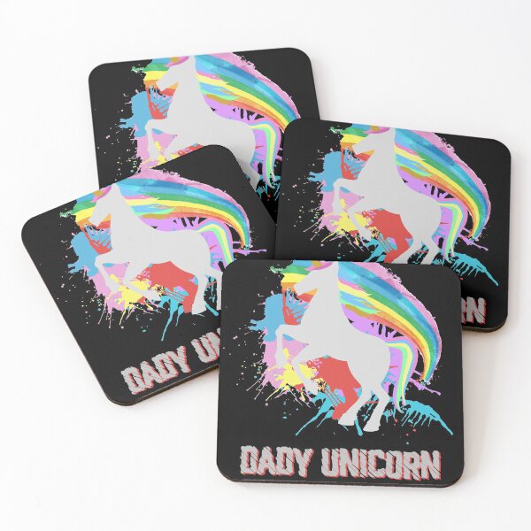 Item preview, Dadacorn - Unicorn Dad and Baby Christmas Papa Gif designed and sold by Da-Gi.