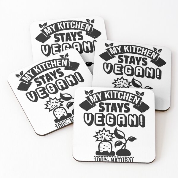 Item preview, my kitchen stays vegan! designed and sold by Cutebutfunny.