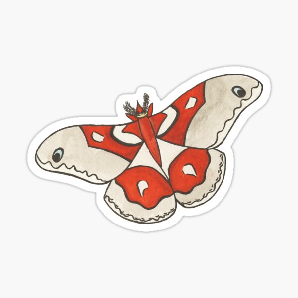 Cecropia Moth Sticker