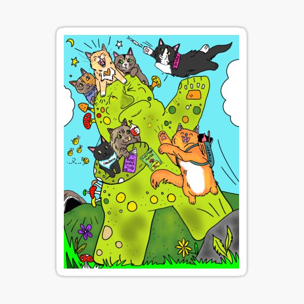 Troll Fight Sticker