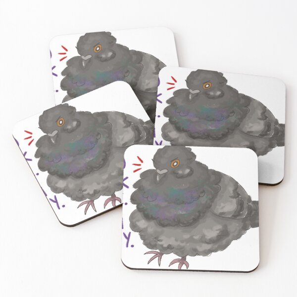 Item preview, "No Talk Me I'm Angy" Pigeon designed and sold by elfenthusiast.