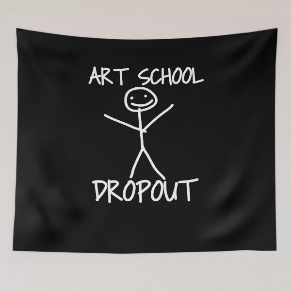 Item preview, ART SCHOOL DROPOUT SHIRT designed and sold by rayla1424.