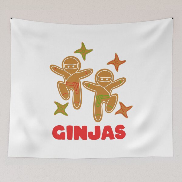 Item preview, Ginjas gingerbread ninjas designed and sold by nmdesigns1.