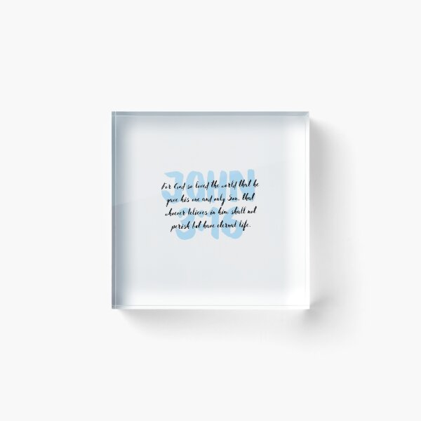 Item preview, John 3:16 Sticker designed and sold by Trinity MacPhee.
