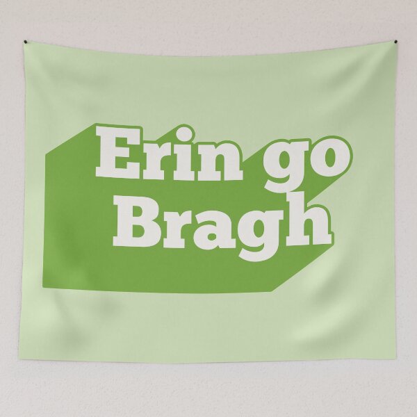 Item preview, Erin Go Bragh - Ireland Forever // Original Typography Art  designed and sold by AestheticNow.