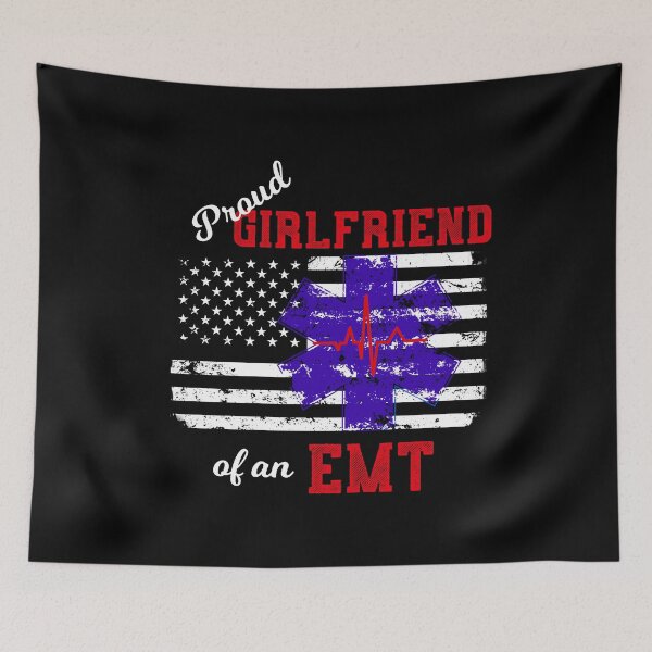 Item preview, Proud Girlfriend of an EMT Paramedic designed and sold by LarkDesigns.