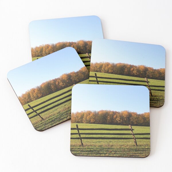 Item preview, Knox Park Fall Trees and Falling Fence designed and sold by Jocelyn Sperduto Art.