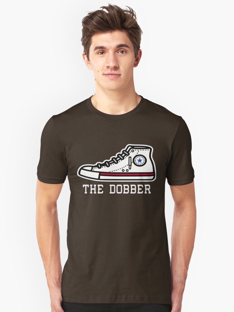 Alternate view of "The Dobber" Bob Lanier Size 22 shoe Slim Fit T-Shirt