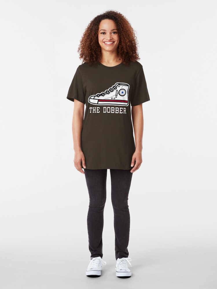 Alternate view of "The Dobber" Bob Lanier Size 22 shoe Slim Fit T-Shirt