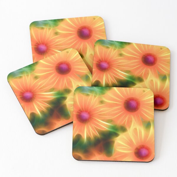 Item preview, Orange Echinacea designed and sold by FOLK ART FUSION by heidiannemorris.