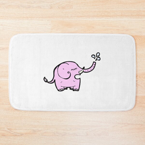Item preview, Water Splash Pink Elephant Pet Funny Happy Sarcastic Cute Inspirational Spiritual Animal Birthday Gift designed and sold by EpsilonEridani.