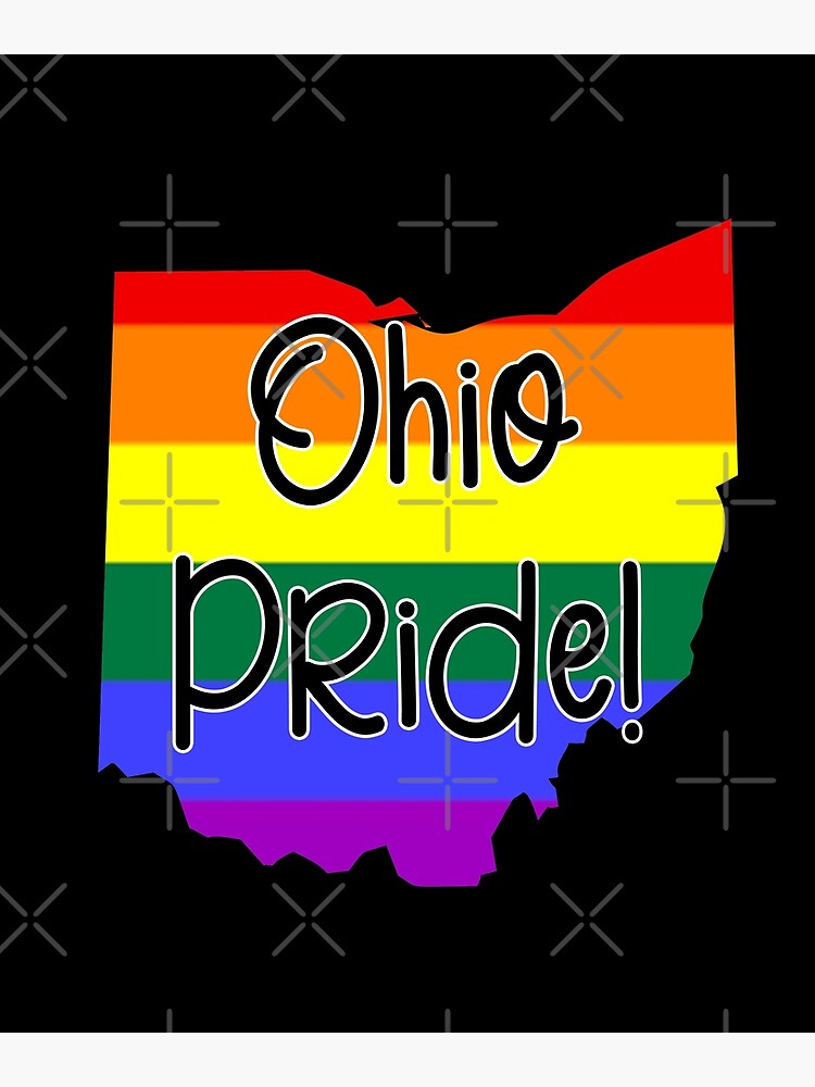 "Ohio Gay Pride" Poster for Sale by tropicaltees Redbubble