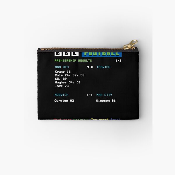 Item preview, Teletext Football Soccer 90s Nostalgia Man Utd designed and sold by Hevding.