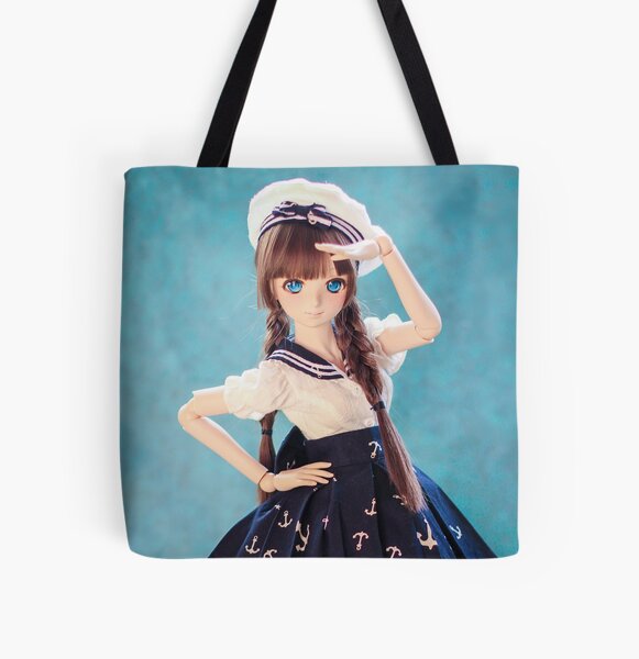 In the navy · Melocotón All Over Print Tote Bag