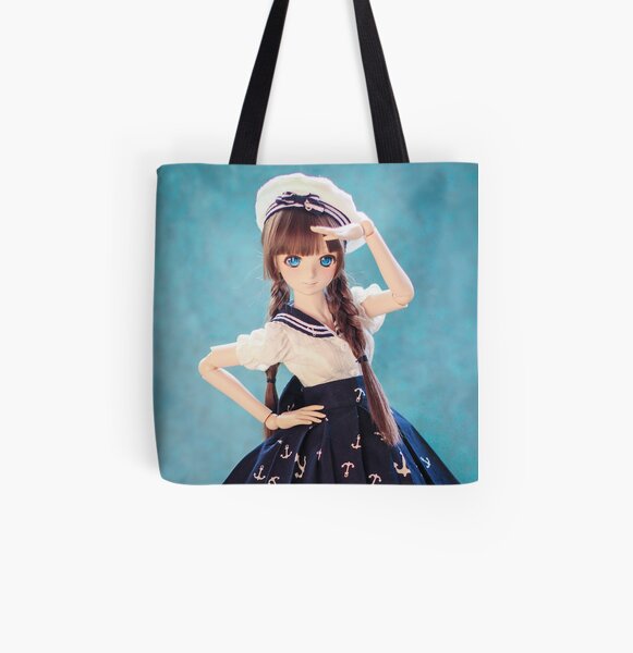 In the navy · Melocotón All Over Print Tote Bag
