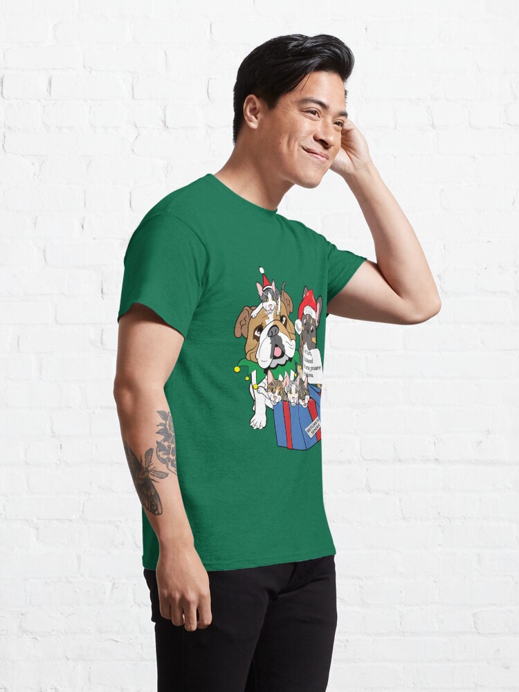 deer santa shirt