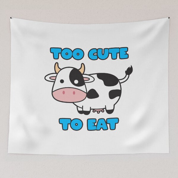 Artikelvorschau, Too cute to eat Kuh entworfen und verkauft von nmdesigns1.
