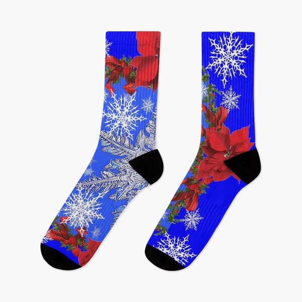 Item preview, BLUE SNOWFLAKES CHRISTMAS HOLIDAY ART designed and sold by sharlesart.