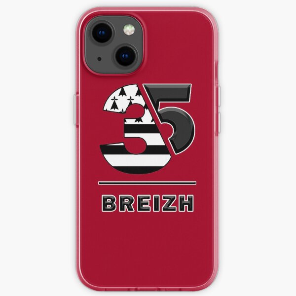 Bretagne Ille-et-Vilaine 35 Breizh Coque souple iPhone