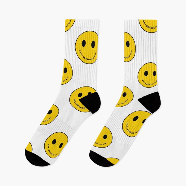 Item preview, SMILEY MESSAGE - CAN I BORROW UR WIFI designed and sold by shannonoteri.