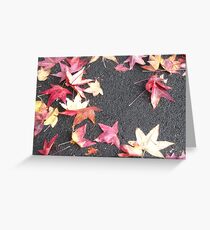 FALL-en Leaves Greeting Card