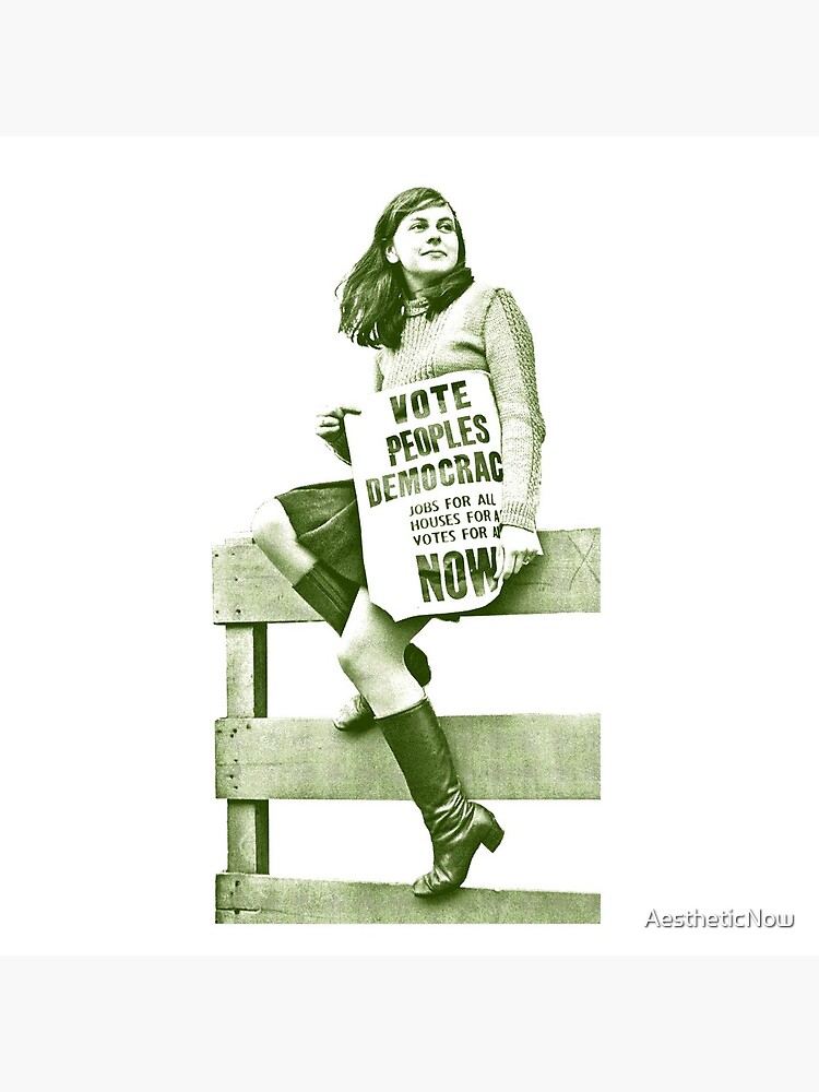 Bernadette Devlin / Retro Irish Fanart by AestheticNow