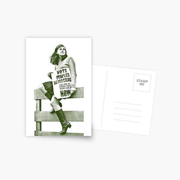 Item preview, Bernadette Devlin / Retro Irish Fanart  designed and sold by AestheticNow.