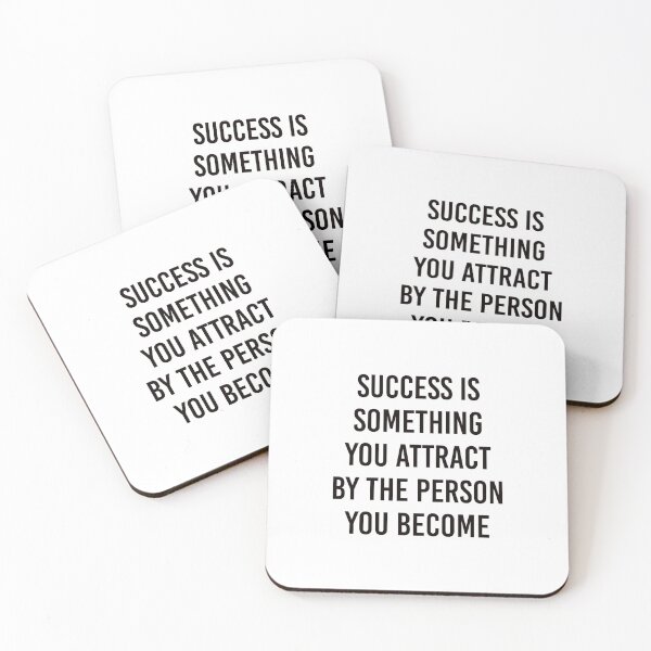 Item preview, success is something you attract by the person you become - Success Quotes designed and sold by Inspirationmotivation.