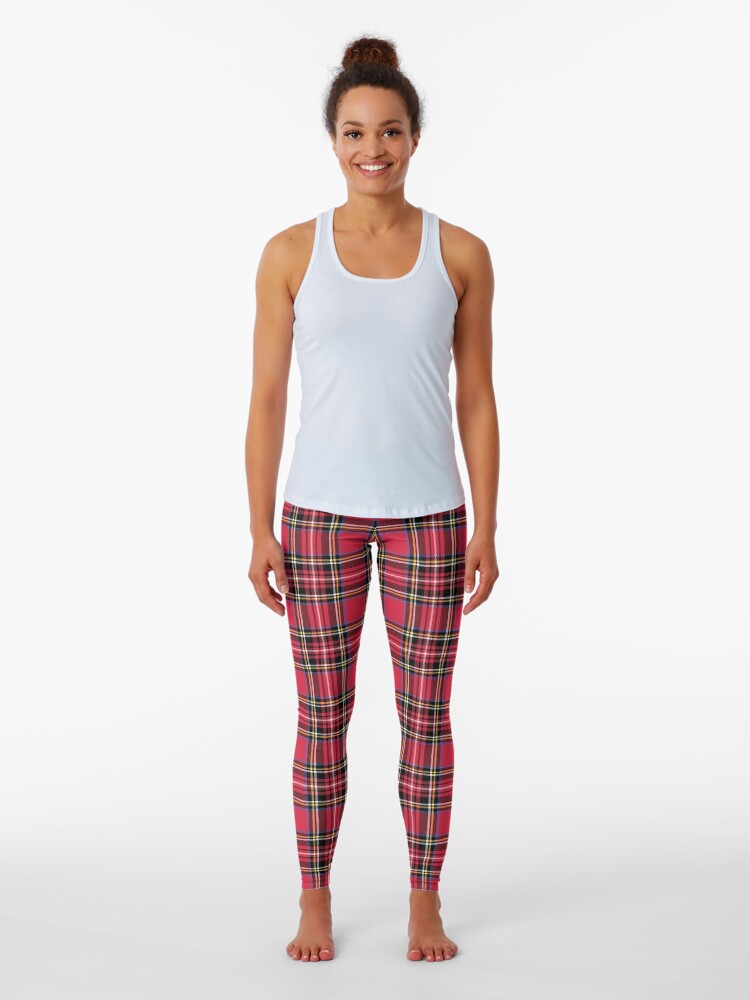 Opaque Red Plaid Colored Tights | Snag – Snag US