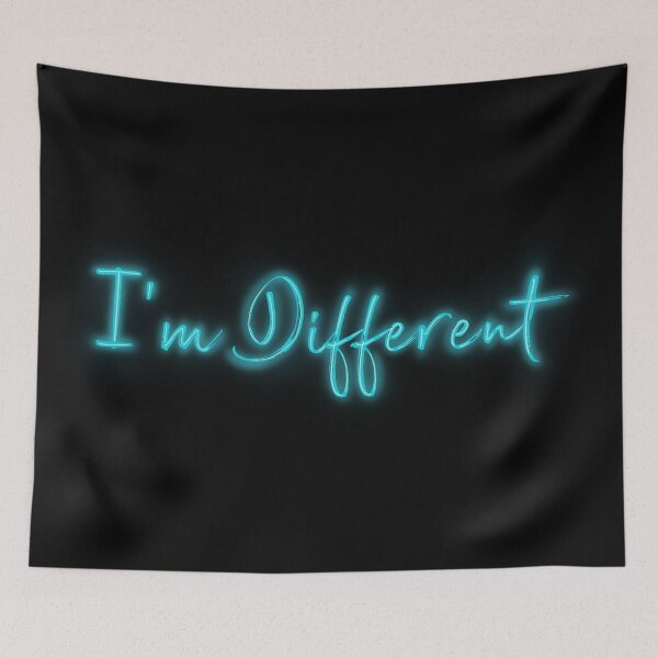 Item preview, I'm Different (Cyan) designed and sold by SoulArtLove.