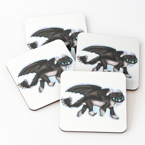 Item preview,  HTTYD Black Nightlight with Blue Eyes designed and sold by skylar-oneil.