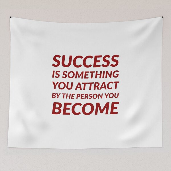 Item preview, Success is something you attract by the person you become - Motivational Success Quotes designed and sold by Inspirationmotivation.