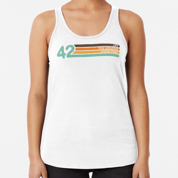 The Meaning of Life Racerback Tank Top