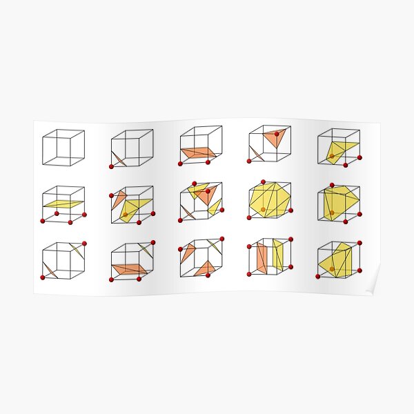 Cube Marching Poster