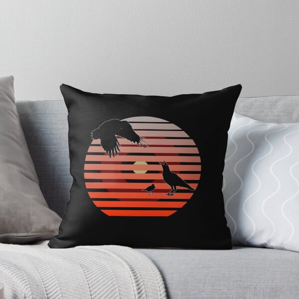 Item preview, Ravens bird family in retro design designed and sold by Bodino.