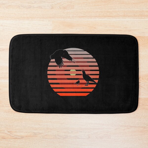 Item preview, Ravens bird family in retro design designed and sold by Bodino.
