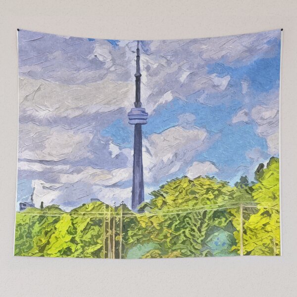 Item preview, View of Toronto CN Tower from the Island designed and sold by Paul Comtois.