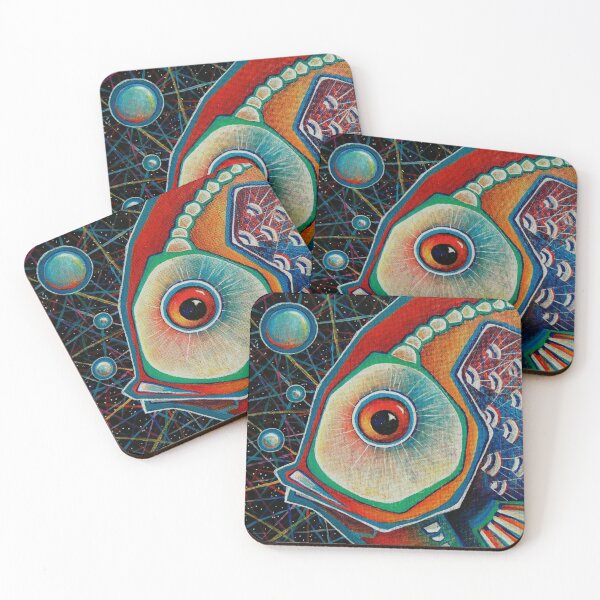 Item preview, Inter-dimensional Fish Abstract designed and sold by PaintedKoala.