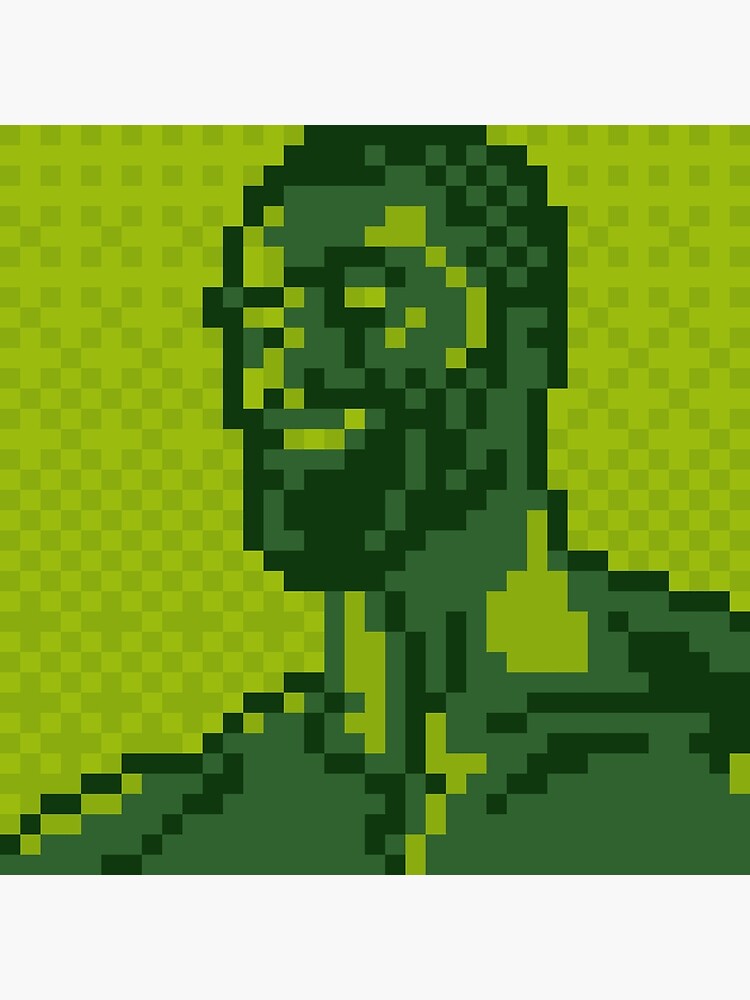 Giga chad pixel art