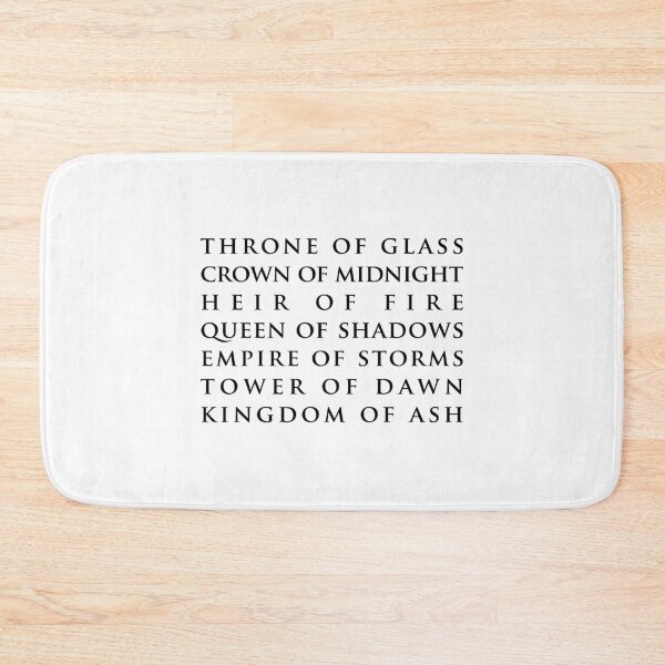Item preview, THRONE OF GLASS titles designed and sold by TheChocolateDanish x.