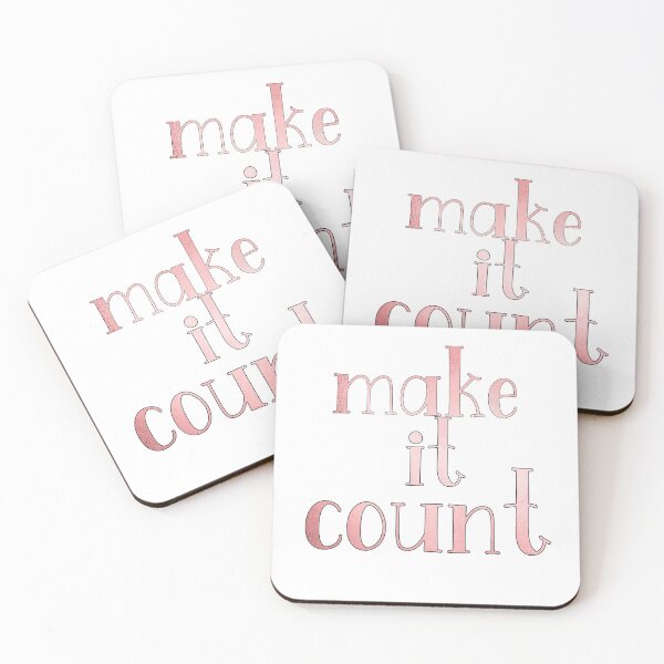 Item preview, Make It Count designed and sold by TheWriteShoppe.