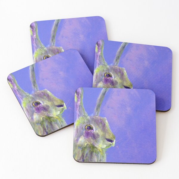 Item preview, Hare Tomorrow Purple Art designed and sold by carolineskinnerart.