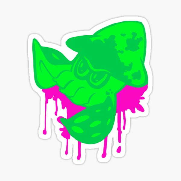 Item preview, Green Squid With Pink Ink designed and sold by Rhoruu.