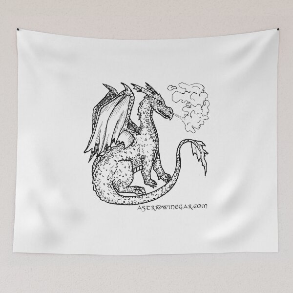 Item preview, Snorty Dragon (Large) designed and sold by astridwinegar.