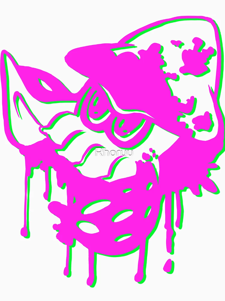 Thumbnail 6 of 6, Pullover Hoodie, Pink Rave Squid designed and sold by Rhoruu.