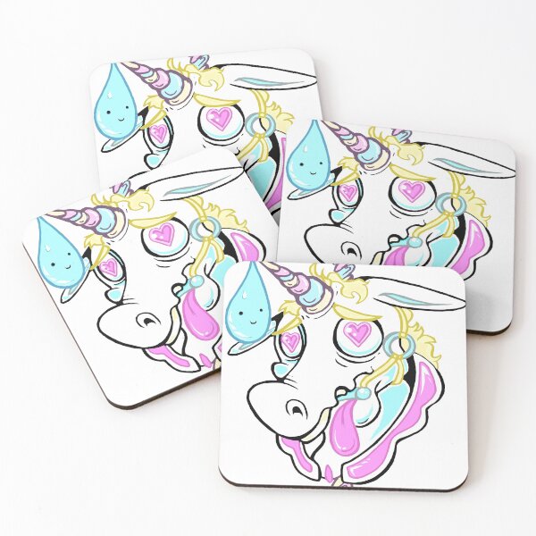 Item preview, Thirsty Unicorn designed and sold by plasticpiranha.