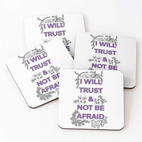 Item preview, I Will Trust & Not Be Afraid designed and sold by allisonjundt.