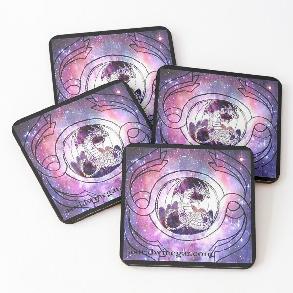 Item preview, Pinky Purple Galaxy Dragon (Medium) designed and sold by astridwinegar.